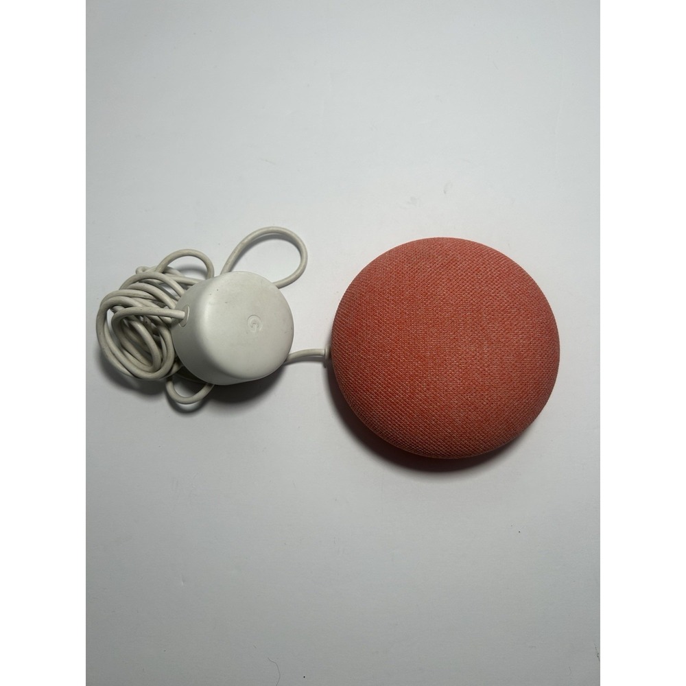 Google‎ Home Nest Mini Smart Speaker Google Assistant Model (H0A) Coral WORKING